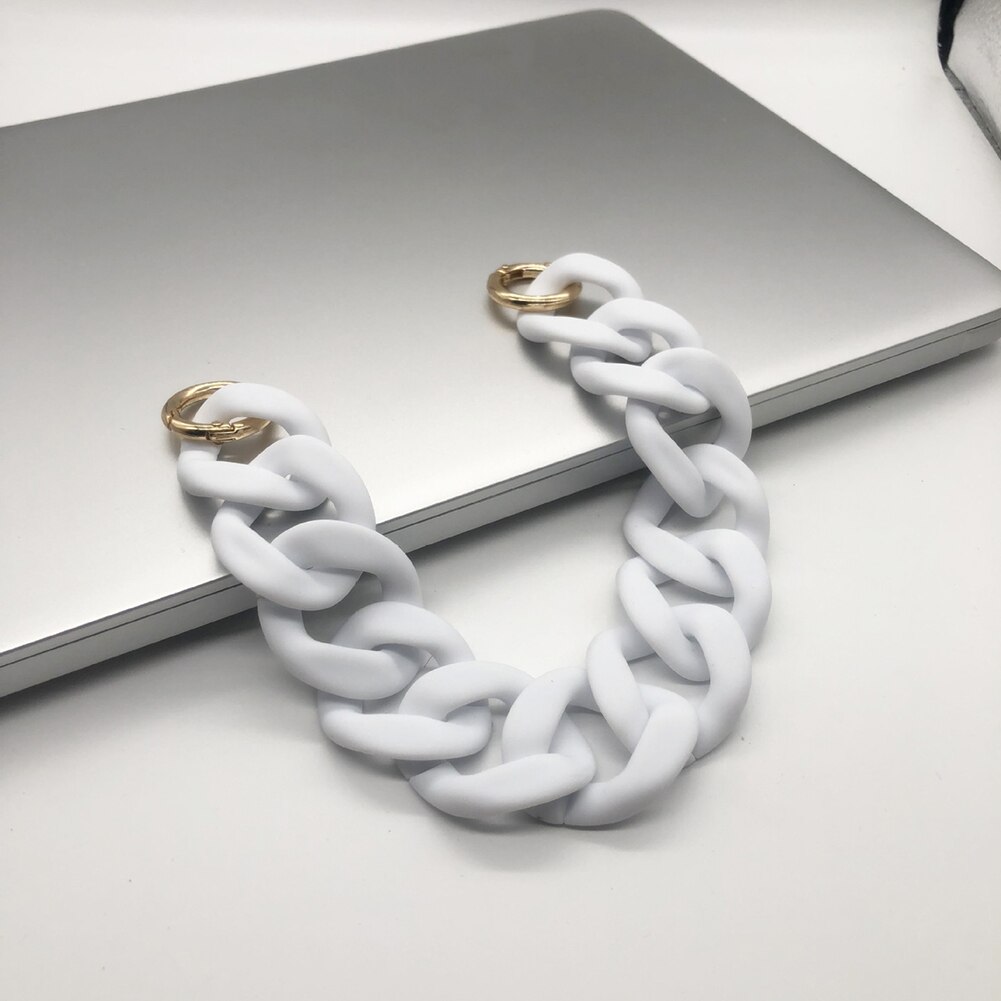 Bag Acrylic Resin Chain 1 PC Handbag Chain Detachable Bag Accessory 30cm/41cm Bag Strap Replacement Shoulder Strap