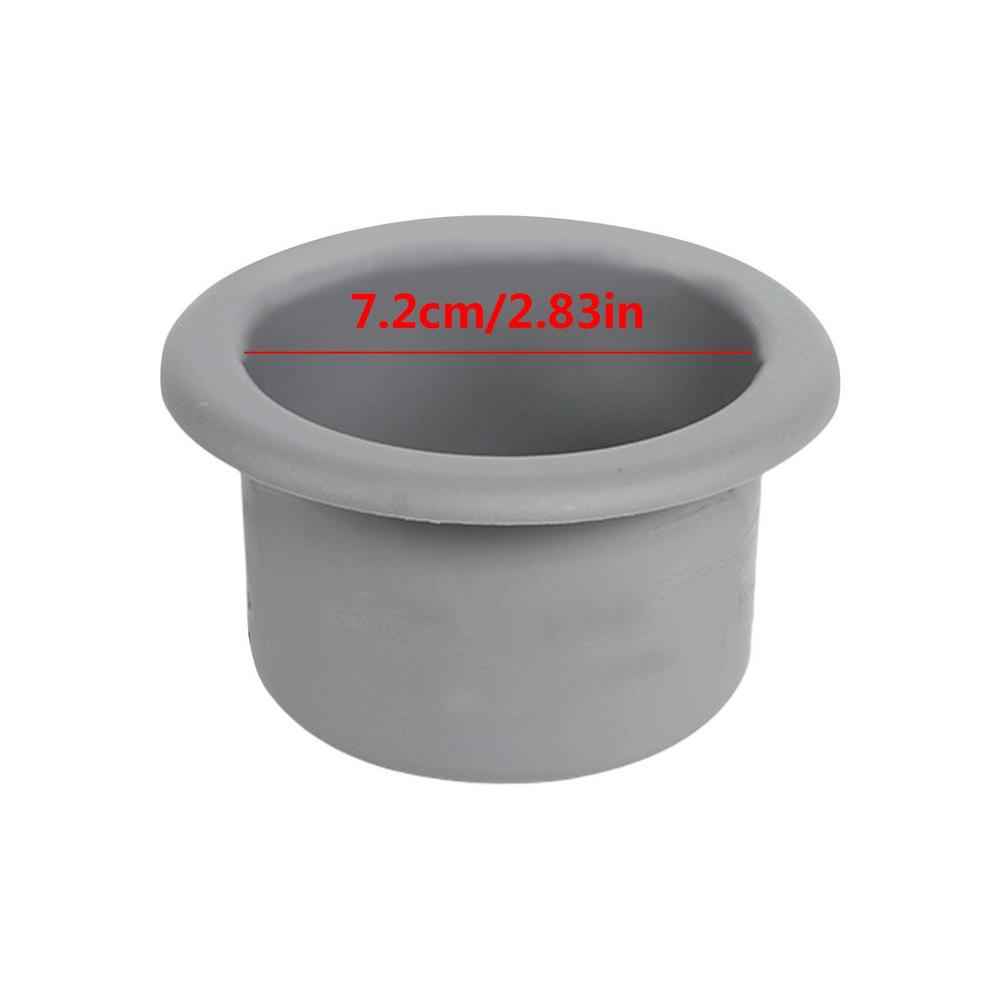 Porte-gobelets HI Encastrés, Cliquets de Gobelets, Support de Canette pour Bateau, Voiture Marine, Table Utilisé pour Mettre de l'Eau, Boissons de Standard, Modification de Montres: GRIS