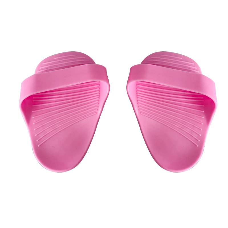 Almohadillas de agarre para levantamiento de pesas, guantes de entrenamiento de gimnasio, Gel de sílice, antideslizantes, mancuernas, entrenamiento de fuerza: Rojo