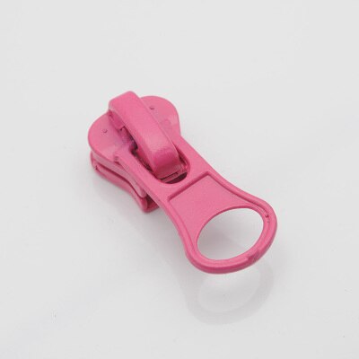 Meetee 20 Pcs 5 # Hars Rits Hoofd Dikke Voor Hars Zip Pull Slider Diy Reparatie Kussen Quilt Beddengoed Zakken naaien Kleding ZT005: Rose red