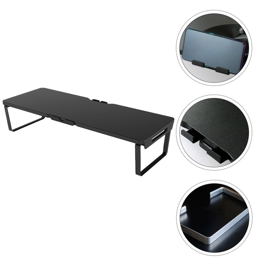 Laptop Elevated Rack PC Storage Stand Aluminum Alloy Monitor Riser Support