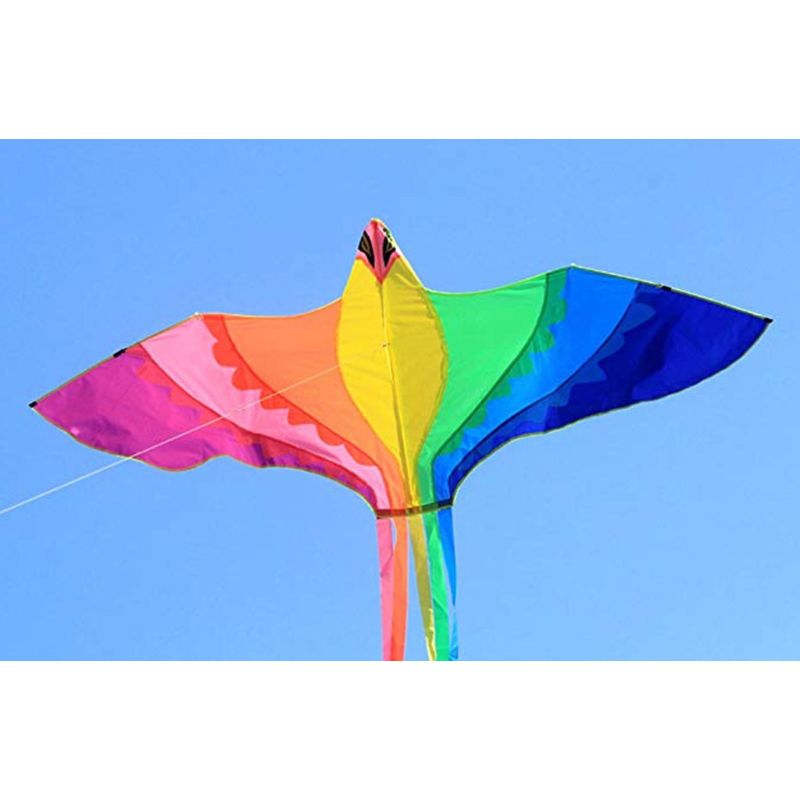 Phoenix Kite Met Lange Kleurrijke Staart Met Handvat Lijn Outdoor Fun Kids Speelgoed 95AE