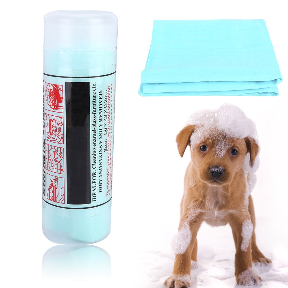 1PC Soft Comfortable Super Water Absorption Pet Towel Quickly Dry Pet Body Moisture Suitable For Cats Dogs: green