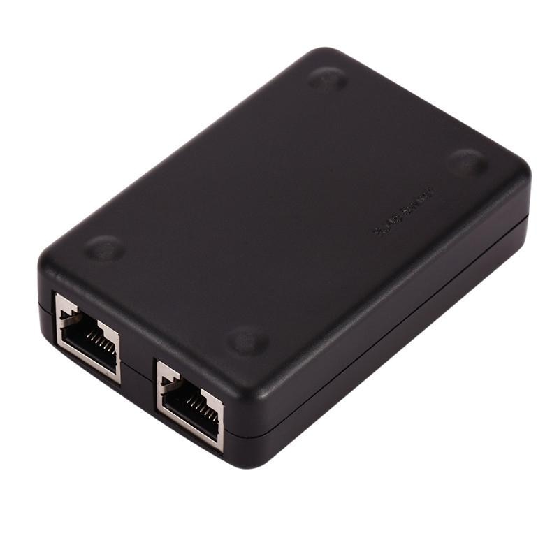 EastVita 2 Port Network Switch Ethernet Network Box Dual Port Manual Sharing Switch Adapter network switch shared equipment r57