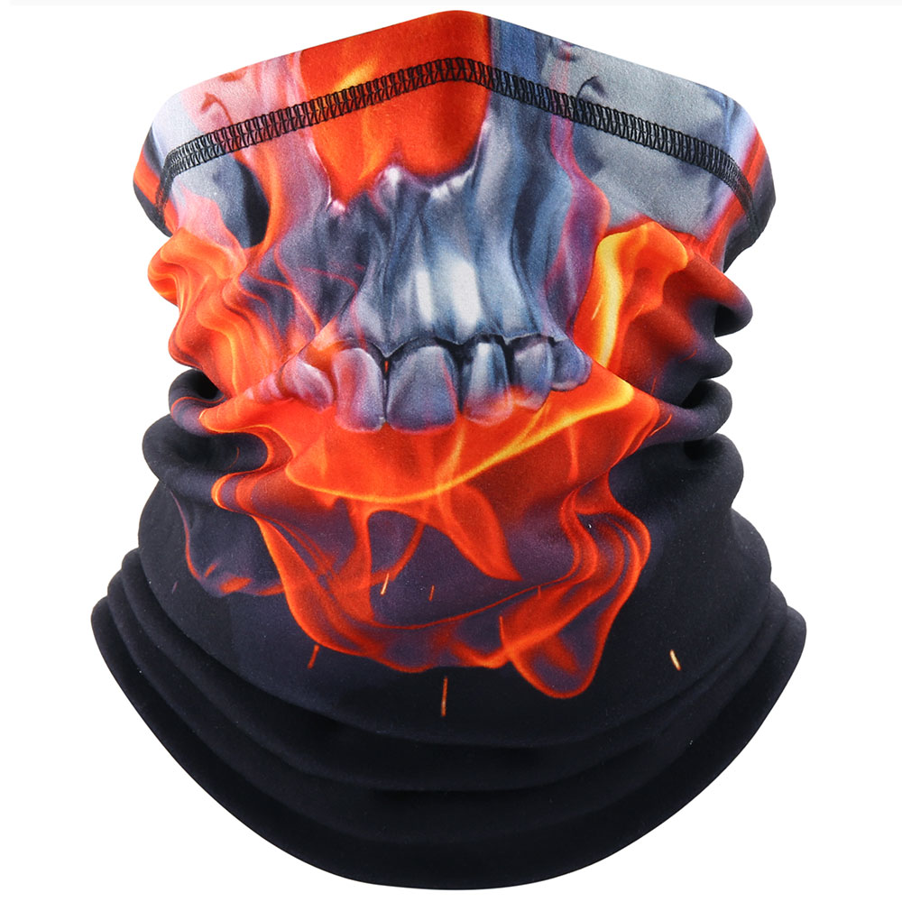 Motorcycle Bandana Half Face Mask Cover Neck Gaiter Motocross Biker Moto Motorbike Snowboard Breathable Scarf Headband Balaclava