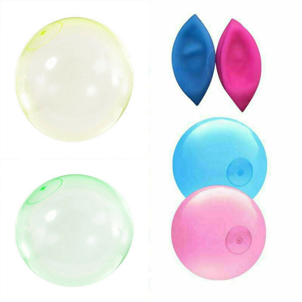 L S M Größe Kinder Outdoor Soft Air Wasser Gefüllt Blase Ball Blow Up Ballon Spielzeug Spaß Party Spiel für Kinder Aufblasbare