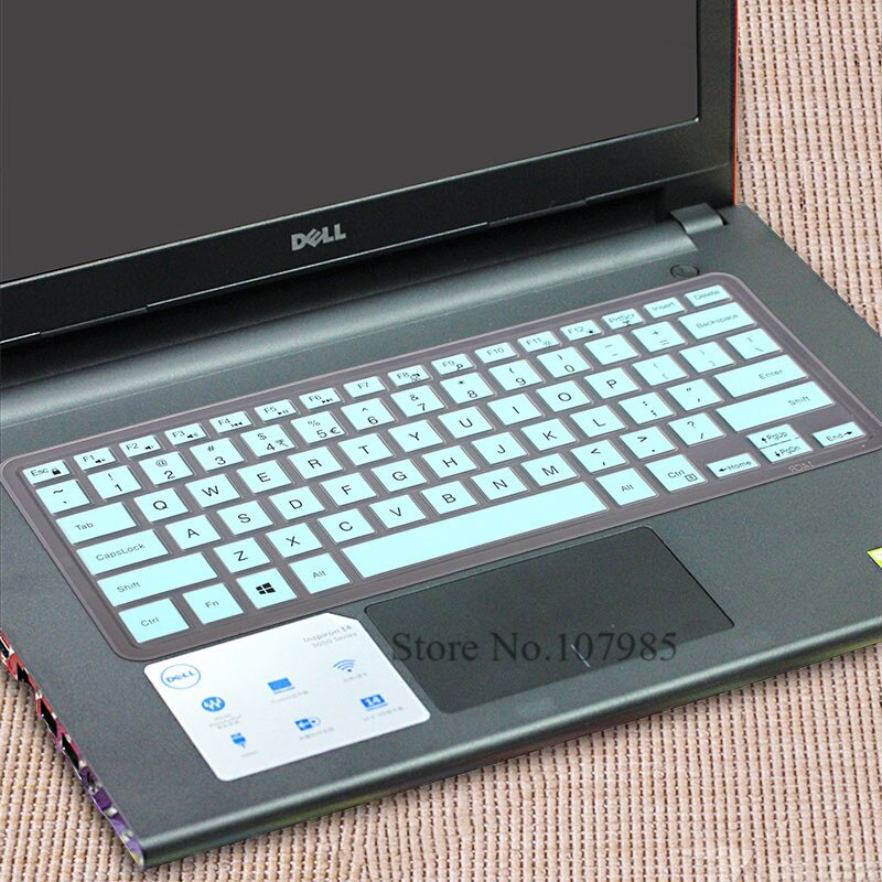 Laptop keyboard cover Protector Skin For Dell Inspiron 13 7373 7437 7370 E7370 13.3"/ Inspiron 15 15.6" 7000 5579 7573 P70F: Skyblue