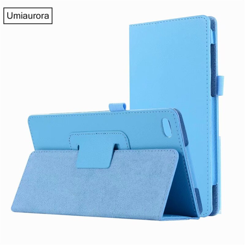 Case Voor Lenovo Tab M7 Case Pu Leather Flip Stand Cover Voor Lenovo Tab M7 TB-7305F TB-7305I TB-7305X 7.0 Inch tablet Case Funda: Light Blue