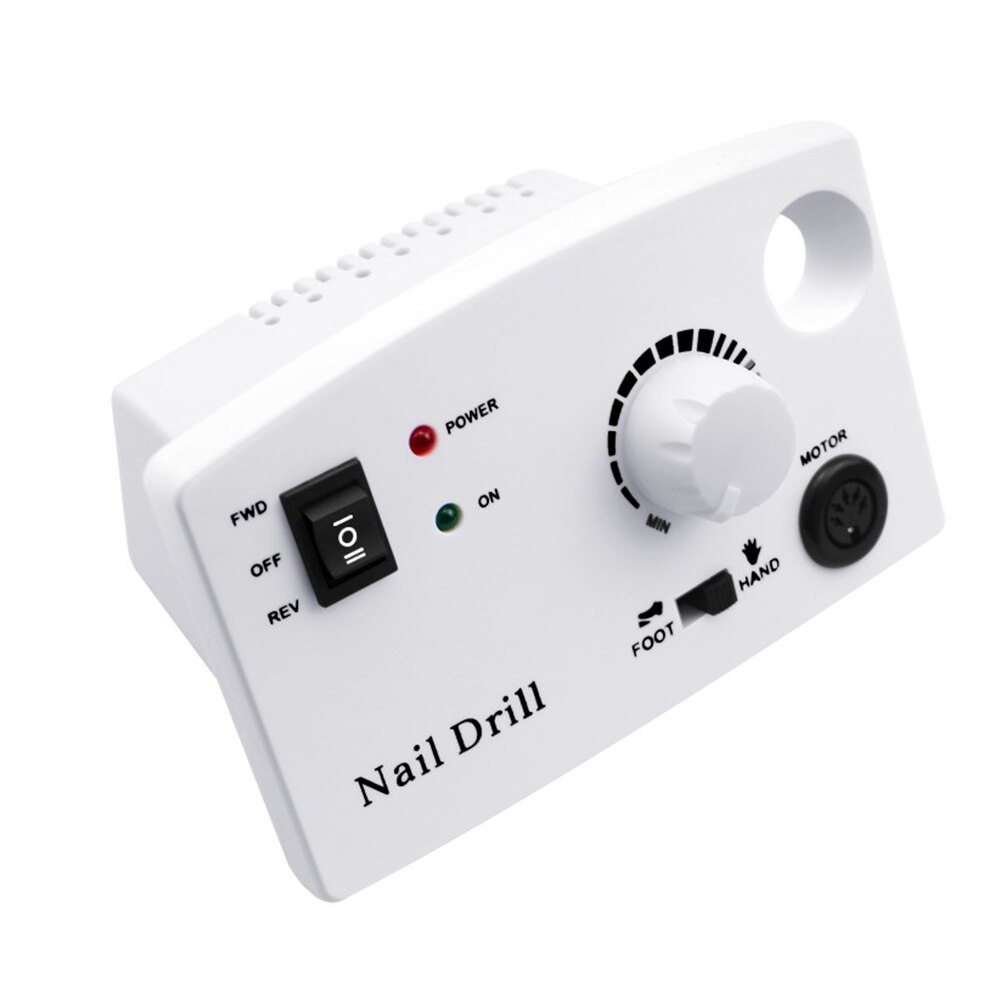 Negleboremaskine 35000 rpm manicure maskine elektrisk neglebore nail art udstyr med cutter negle bore pen maskine negleværktøj
