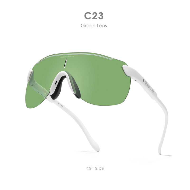 Alba optics fietszonnebril met fotochromatische accenten, heren  uv400 sportbrillen, fietsbrillen, dames mountainbikebrillen: Ander / Rozenrood