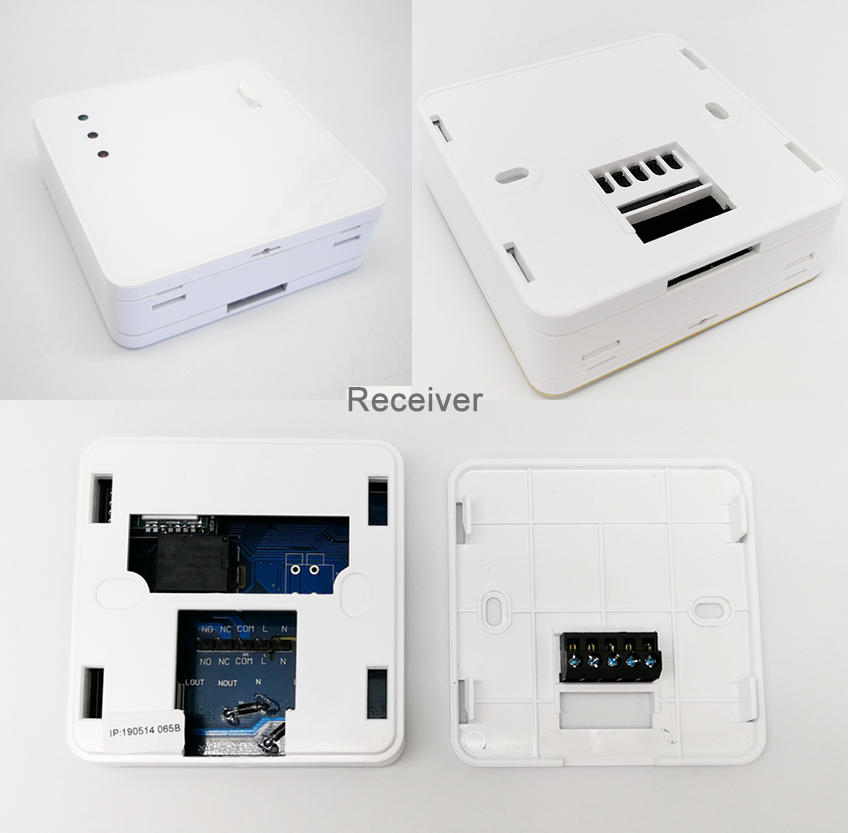 RF Wireless Room Thermostat for Wall-hung Gas Boiler Heating Smart Programmable Temperature Controller 230V 110V