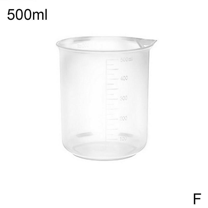 Kitchen Baking Measuring Cup Milk Liquid Flour Graduated Measure Jug Anti Leak Plastic Pour Water Beer Pitcher Kitchen Accessory: 500ml