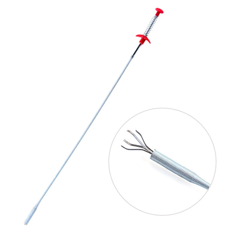 Prevent Sink Drain Clog Cleaner Water Sink Cleaner Snake Unblocker Kitchen Bath Rod Hair Remover Spring Pipe Dredging Tool