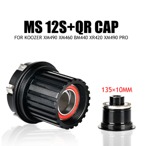 Koozer – Micro Spline 12S freehub XM490 BM440 PRO, 8, 9, 10, 11 vitesses XD: XM490 MS QR