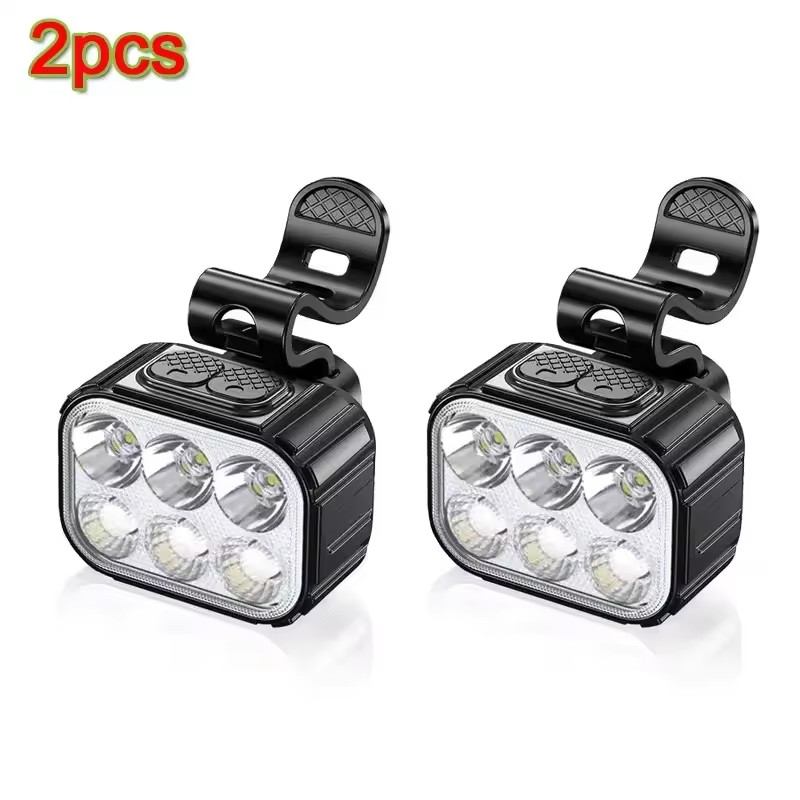 Ciclismo bicicleta frente conjunto de luz traseira carga usb farol luz mtb à prova dwaterproof água lanterna led acessórios da bicicleta: ROXO