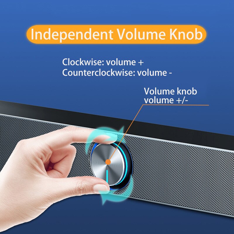 V-193 Tv Geluid Bar Aux Usb Bedrade En Draadloze Bluetooth Home Theater Fm Radio Surround Soundbar Voor Pc Tv computer Speaker