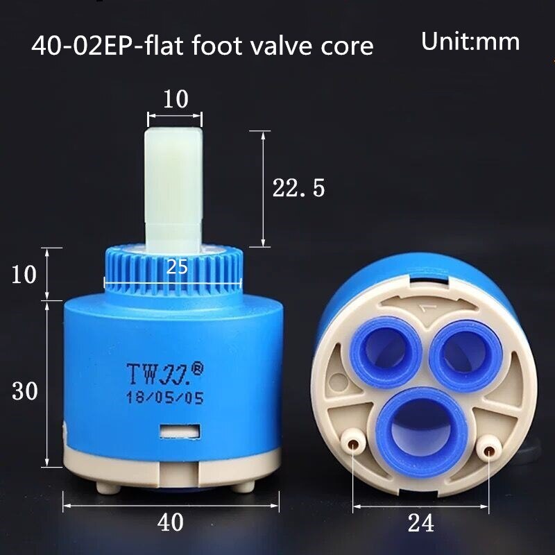 Tap Mixingspool Valve 25mm/35mm/40mm Ceramic Cartridge Faucet Cartridge Mixer Kitchen Bath Basin Shower Faucet Accessories: 11