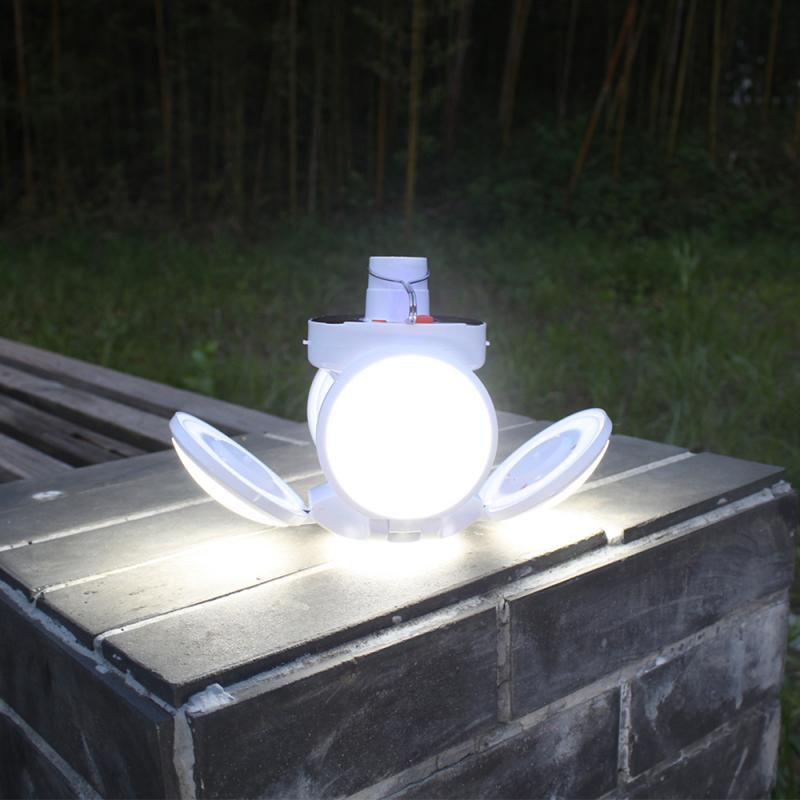 Led Outdoor/Indoor Solar Lamp Kamp Tuin Verlichting Circulaire Hooking Afstandsbediening Lamp Outdoor Verlichting