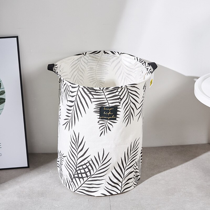 Bathroom Folding Laundry Basket Leaves Folding Bag Waterproof Clothes Toy Container Organizer Laundry Basket Bag