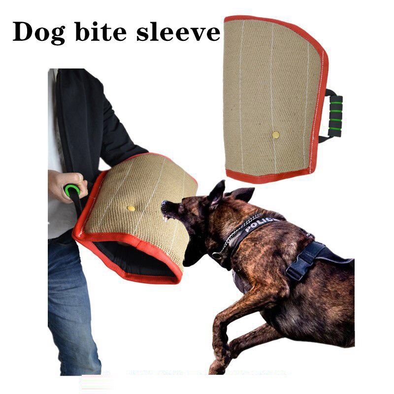 Hund bide ærme agility træning hunde udstyr kæledyr bide tand punktere linned interaktivt legetøj schæferhund bide ærme