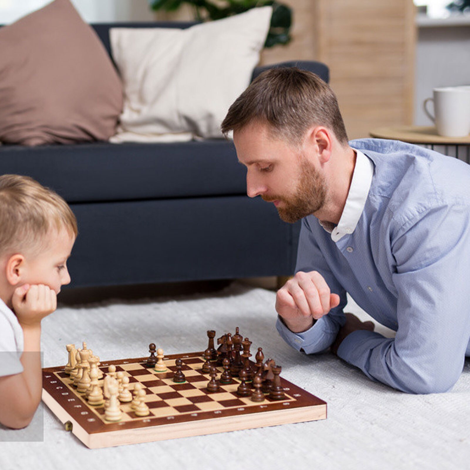 3 In 1 Houten Schaken Backgammon Checkers 5 Maten Van Schaken Sets Tafel Games Geschikt Voor Reizen En Concurrentie