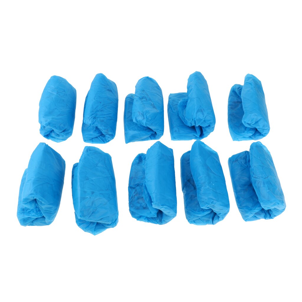 100 PCS Protective Disposable Shoe Covers / Overshoes / Anti-slip / CPE - Waterproof