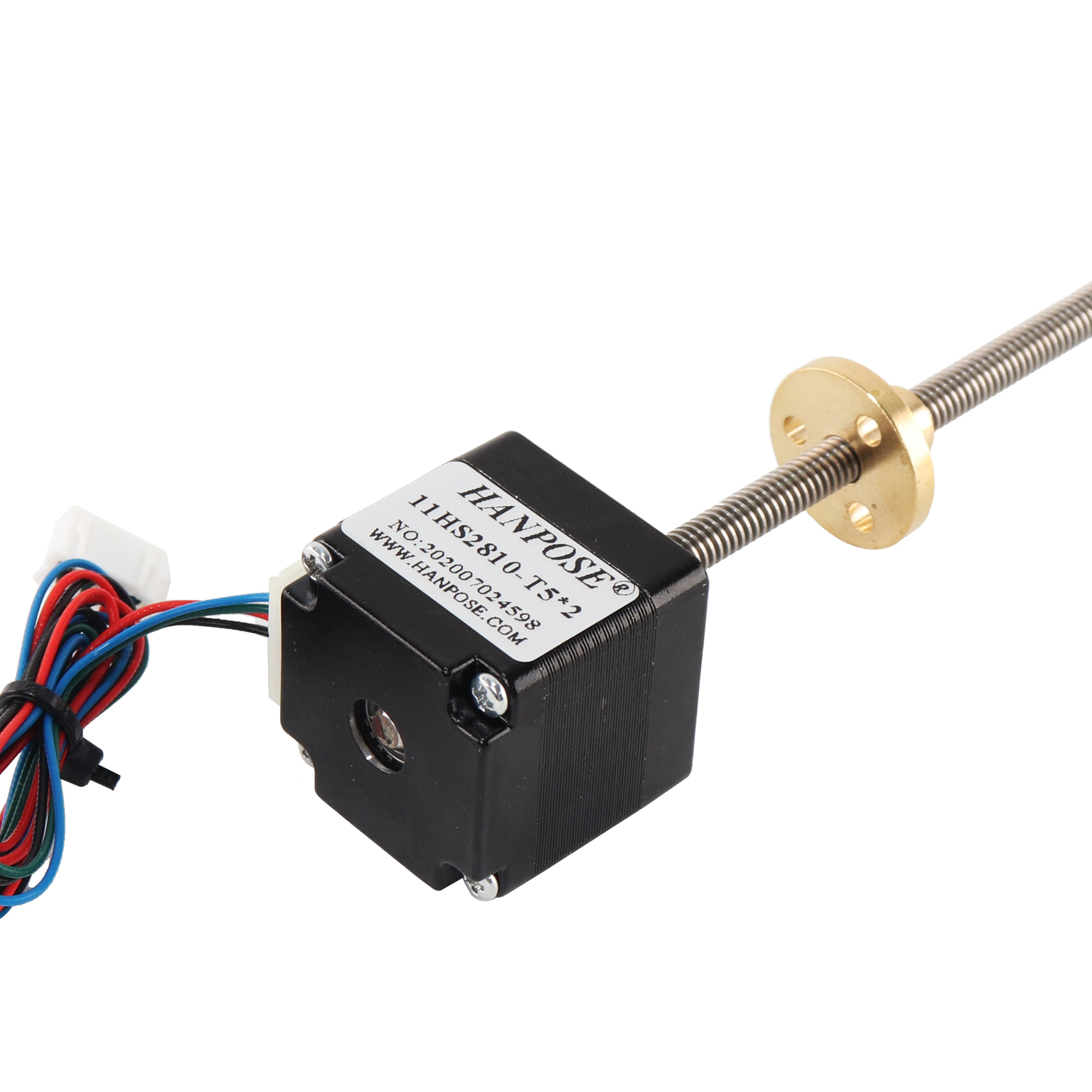 Nema 11 skruvmotor 11 hs 2810-t5*2 l50/100 /150mm skruvstång linjär 28 stegmotor med trapetsformad ledning för ritinstrument
