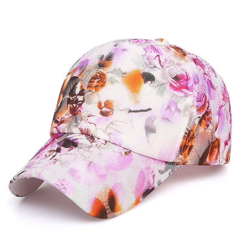 Bonés femininos de beisebol estampados, boné de hip-hop, boné de sol feminino, boné com chapéu gorros para mulheres, chapéu snapback