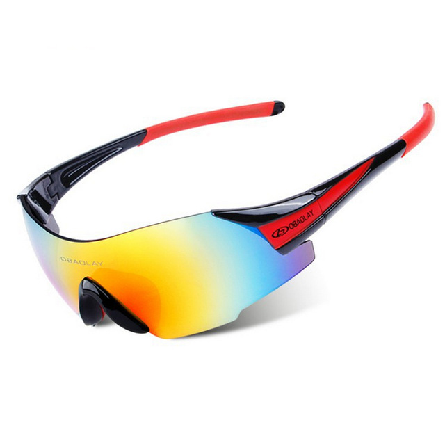 Retro Rainbow Mirror Cycling Glasses - UV400 Protection Sports Sunglasses For Men & Women