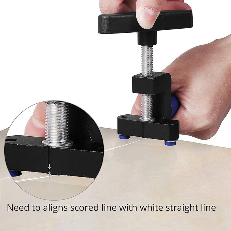 Portable 2 In 1 Manual Hand Alloy Tiles Cutter Porcelain Ceramic Tiles Glass Cutting For Renovation &amp; Construction Tools