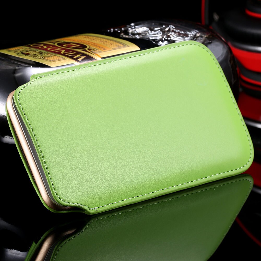 NORTHFIRE 5.5 pouces universel téléphone sac étui pour Huawei P30 Pro PU cuir étuis pour Xiaomi Mi9 luxe affaires Vintage pochette: green