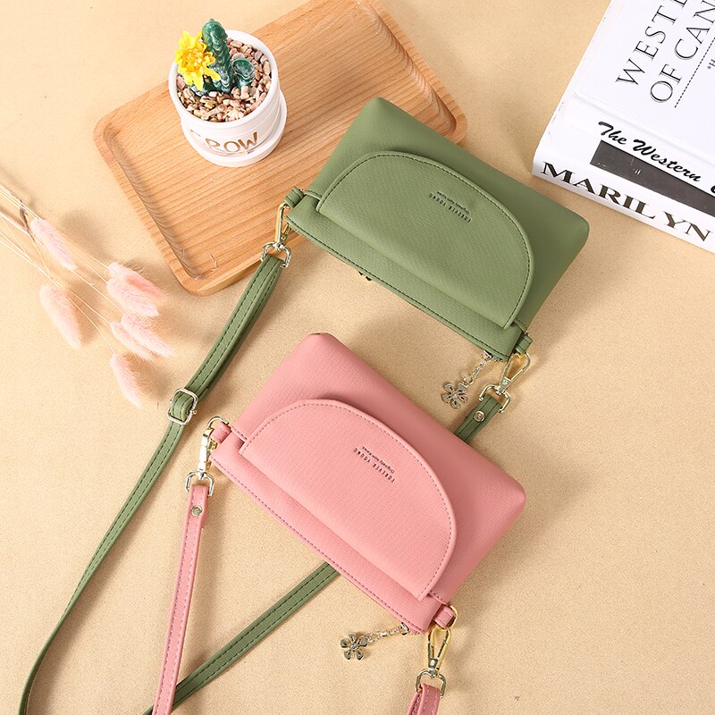 Dames pu leren schoudertas dames crossbody tas casual eenvoudige handtas frisse kleine crossbody tas 7304