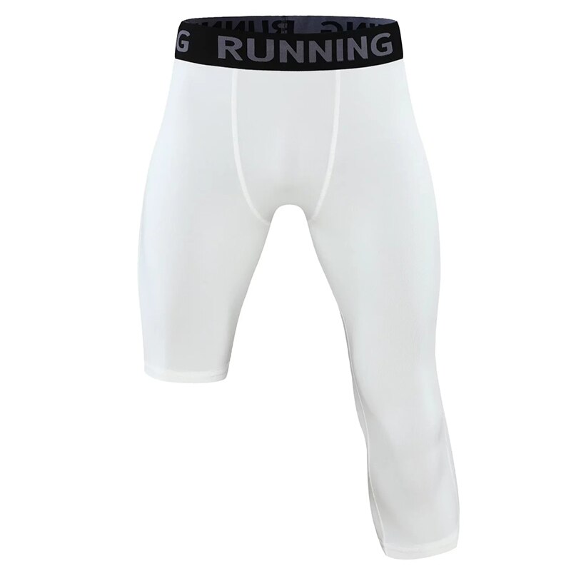 Homens correndo compressão apertado fitness roupas apertadas esporte sweatpants basquete inferior treinamento jogging ginásio apertado