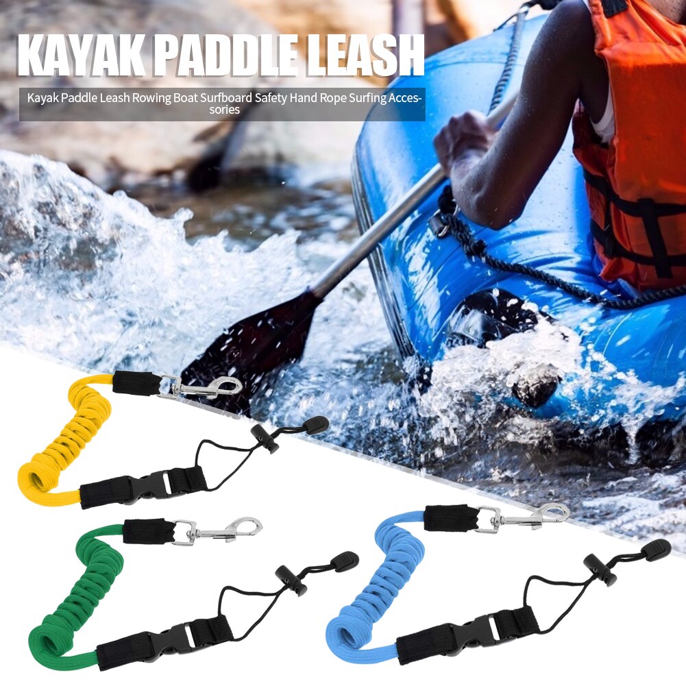 Kayak Rowing Boat Paddle Leash Surfboard Safety Rope Surfing Portable Outdoor Fishing Tackle Surfing Accessories