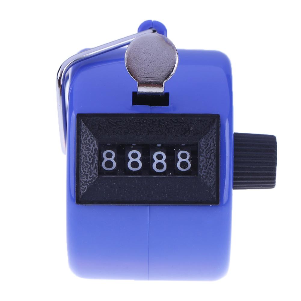 4/5 Digit Number Counters Plastic Shell Hand Finger Display Manual Counting Tally Clicker Timer Soccer Golf Counter: 4 Digit Counter 07