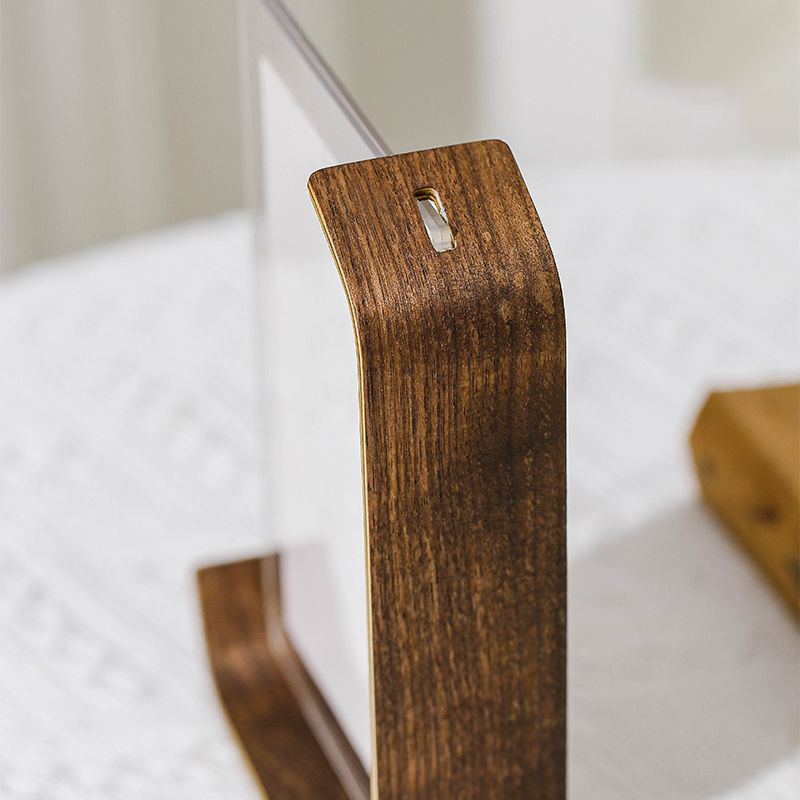 Marco de fotos transparente acrílico , marco de fotos de 6/7/8 pulgadas, tablero de exhibición de colección de sellos personalizados, decoración de escritorio para fotos