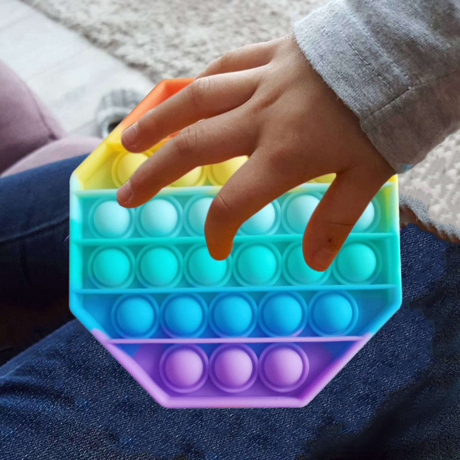 Funny Fidget Toys Simple Dimple Poppit Toy Bubble Pop Sensory Toy For Adult Kids Stress Reliever Autism антистресс шары
