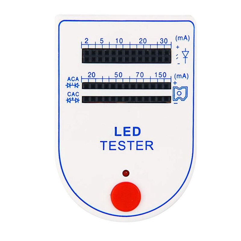 2Pcs LED Test Box Tester 2-150MA Mini Handy for Light-Emitting Diode Lamp Bulb Battery Tester Handy Device LED Tester