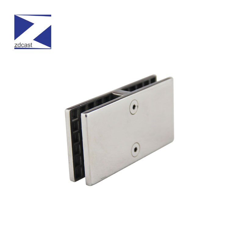 ZD SS Frameless Piscina Recinzione 180 Gradi di Vetro Di Vetro Piatto Morsetto