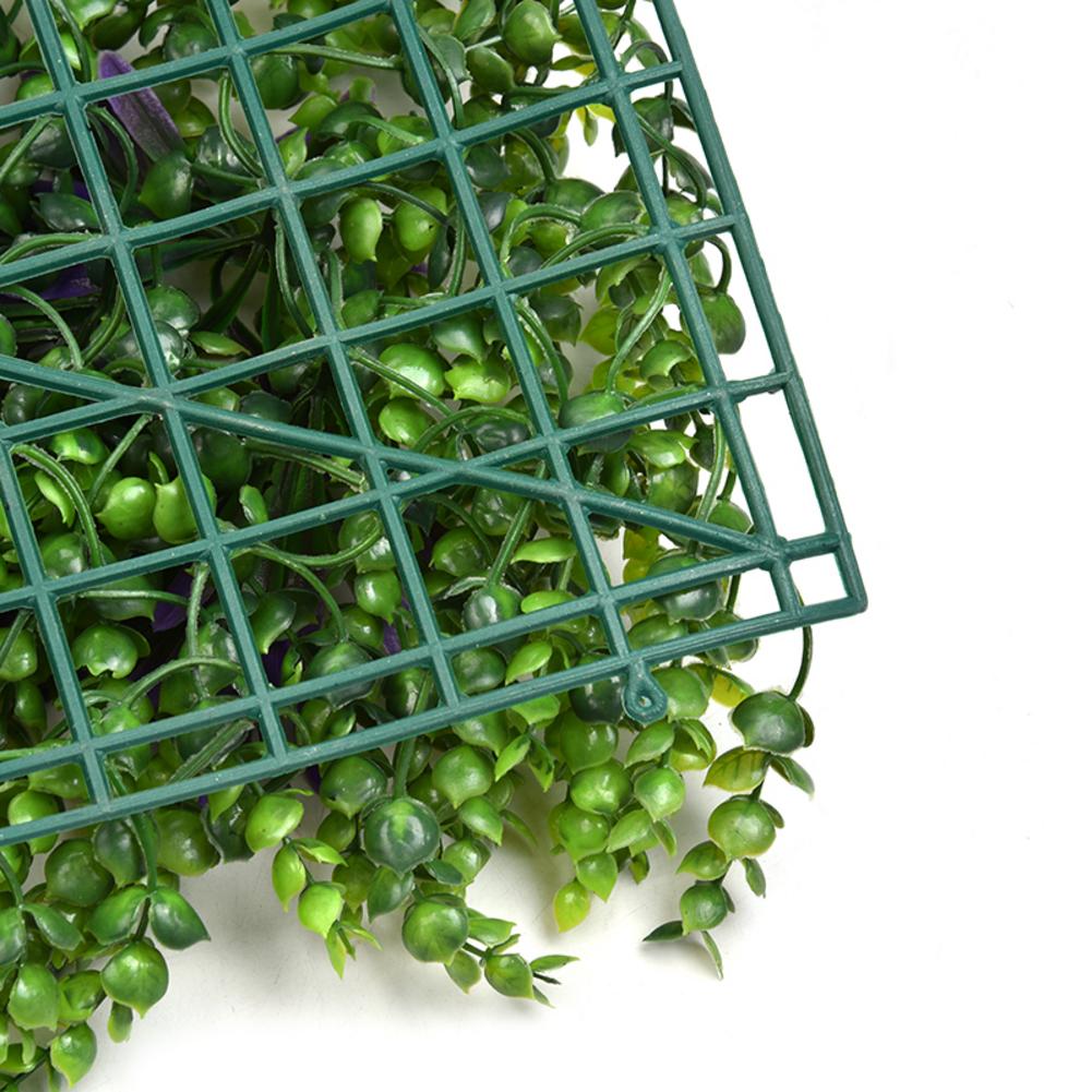 Paneles de planta de pared Artificial, pantalla de hoja de hiedra Artificial, decoración de fondo de pared, cerca de jardín, césped Artificial