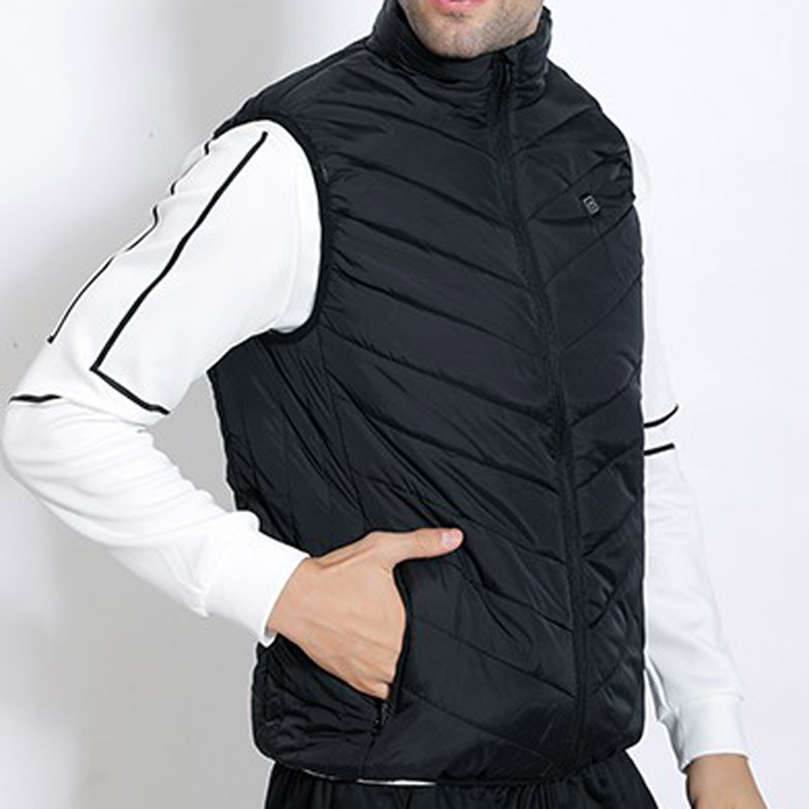 Veste d'extérieur chauffante pour l'équitation, ski, pêche, charge Via 4 gilets chauffants, @ 40