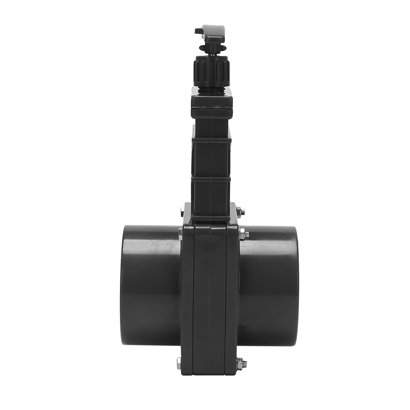 RV Knife Water Gate Valve, Durable Flow Van Sewer Hose Plastic DN65 75mm Exterior Home Accessories Caravan Drain