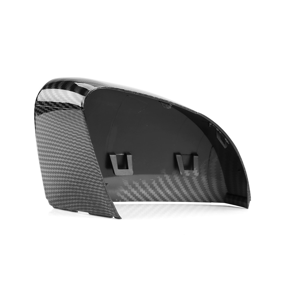 2 pezzi per Il VW polo 6R 6C 2014-2017 Lato ala Copertura Dello Specchio (Effetto di Carbonio) per Volkswagen Specchietto retrovisore Copertura Dello Specchio cappucci