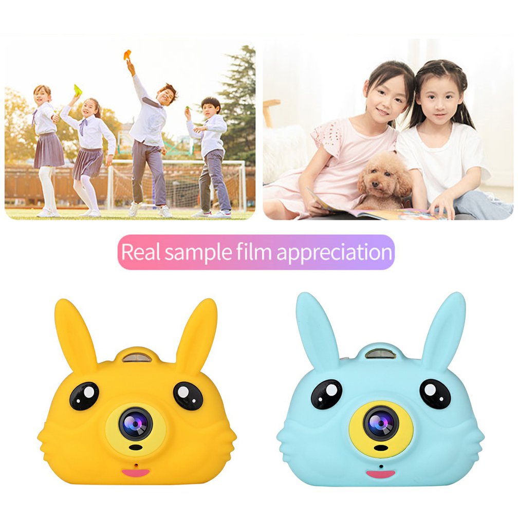 Children Mini Camera 2 Inch IPS HD Screen Kids Camera USB2.0 Digital Video Photo Camera For Kids Birthday with bag