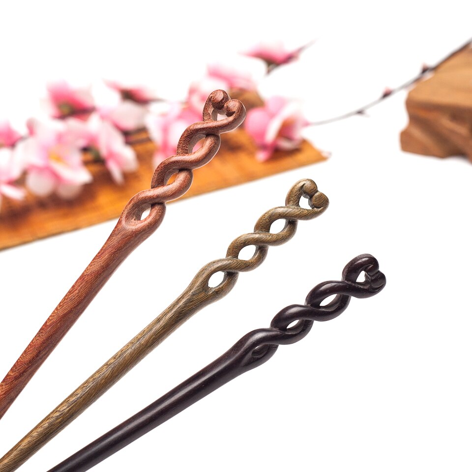 Acessórios Premium sândalo hairpin Moda Cabelo comprido vara do Cabelo do vintage jóia do casamento presentes para mulheres jóias cabeça nova