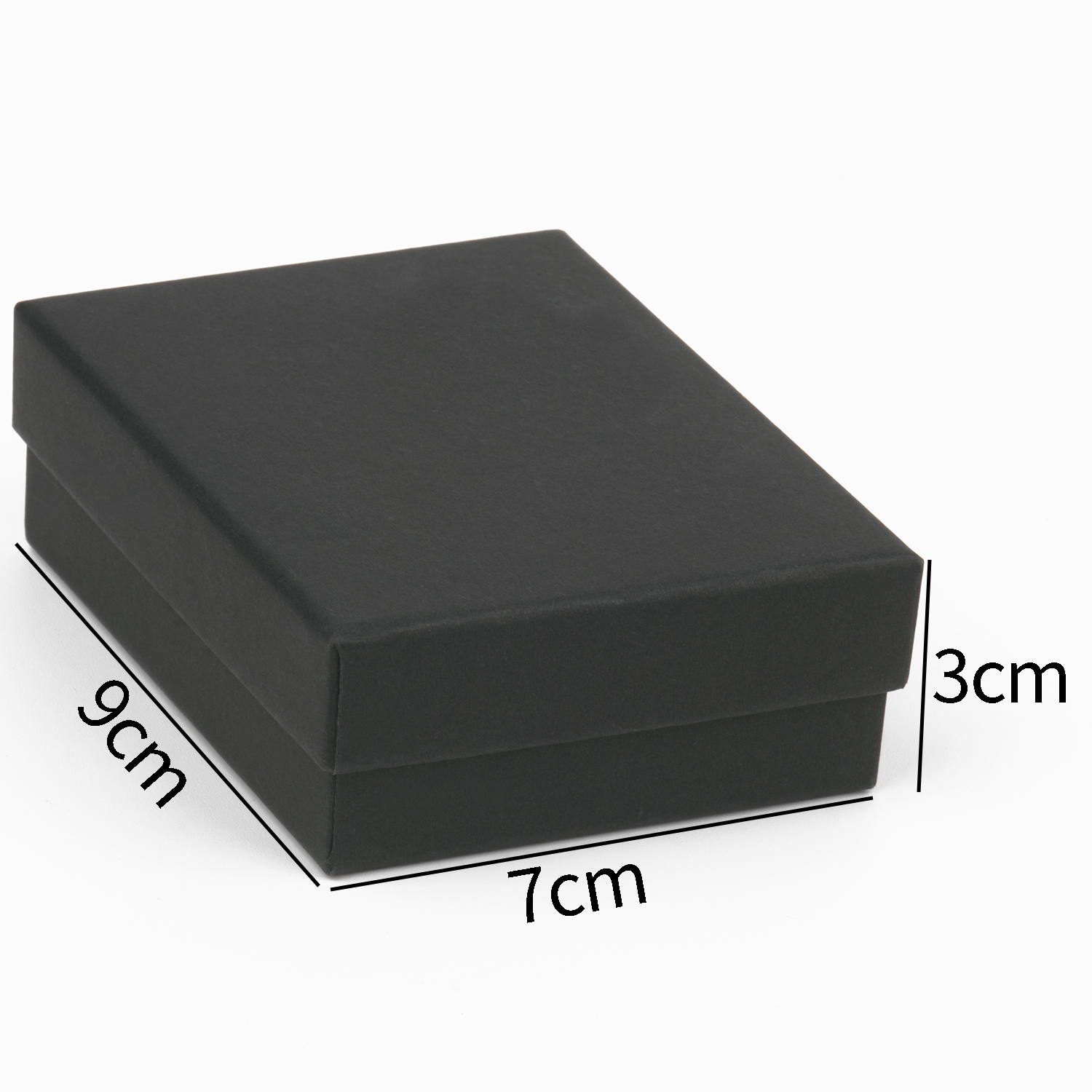 Caja de cuadrada negra para exhibición de joyería, organizador de compromiso para anillo, pendiente, broche, collar, pulsera, cajas de embalaje, 1 Uds.: Rojo