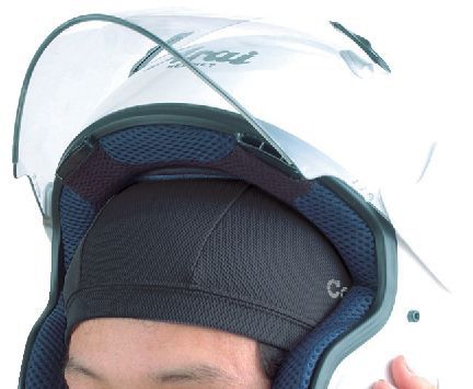 Motorcycle cool helm innerlijke zweet cap Zomer Ademend Hoofddeksels gratis grootte