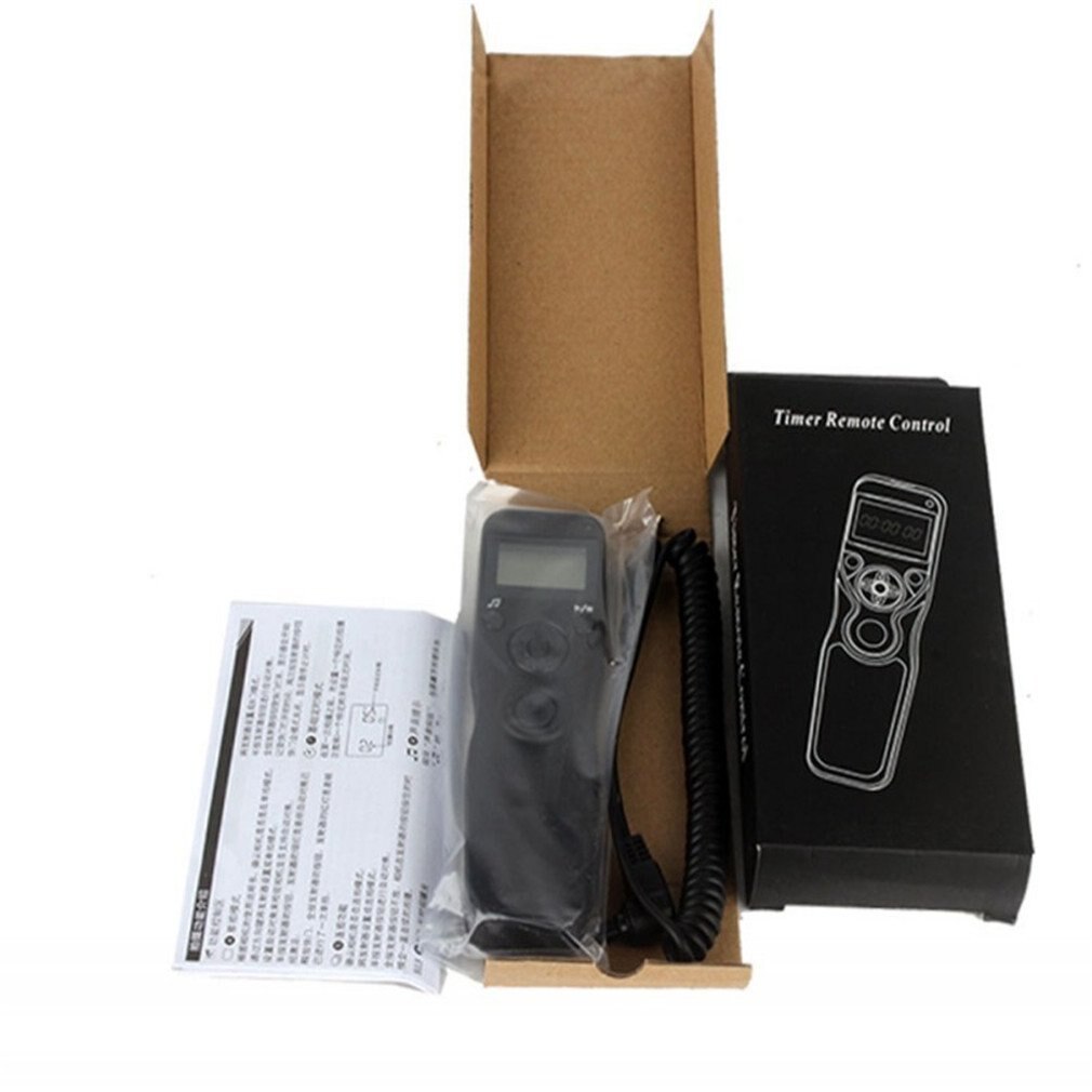 Pixel Timer Shutter Release Wired Remote Control For 750D / 7D2 / 6D / 5D4 / 5D3 / D800 / D700 Timing Remote Control