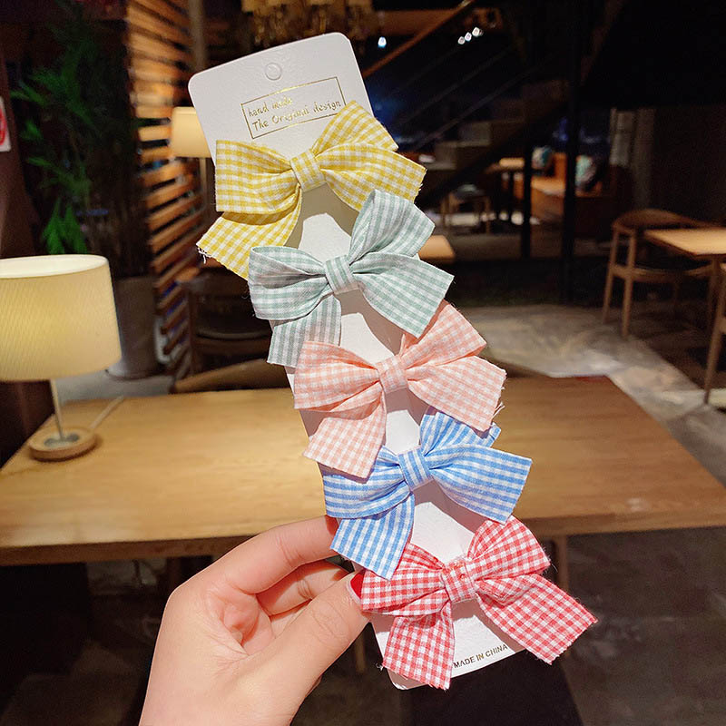 5 Stks/set Meisje Haar Clips Voor Meisjes Rooster Bloem Gedrukt Kinderen Haarspelden Kids Haarspeldjes Baby Meisje Haar Accessoires: style2 E