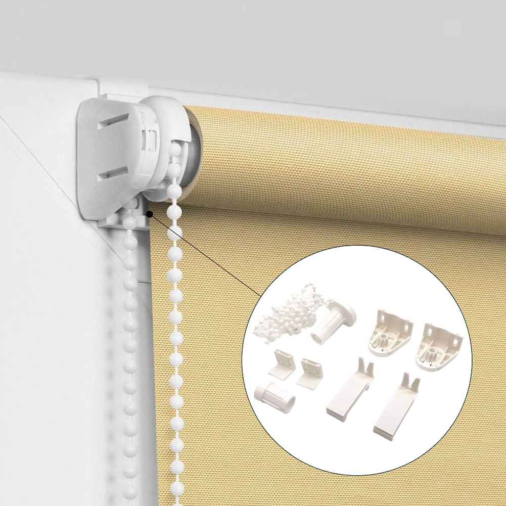 2M 17mm Rolgordijn Fittings Kit Beugels Kralenketting Rolling Reserveonderdelen Controller Set Blinde Onderdelen Raambehandelingen Vervanging